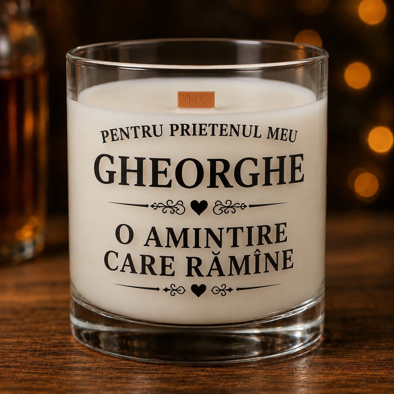 Lumânare personalizată Pentru prietenul meu Gheorghe