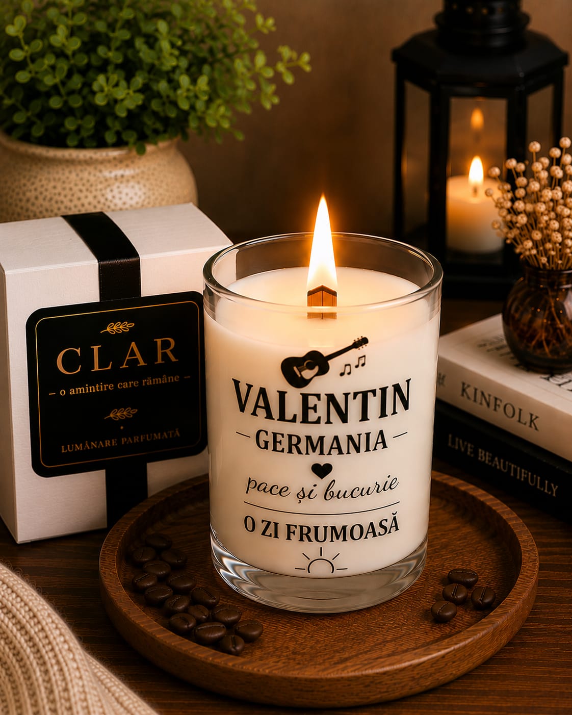 Lumânare personalizată Valentin — Germania